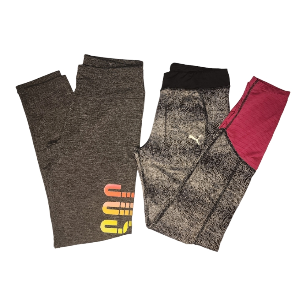 2 FOR $8 Girls Leggings, Size L (12-14)
